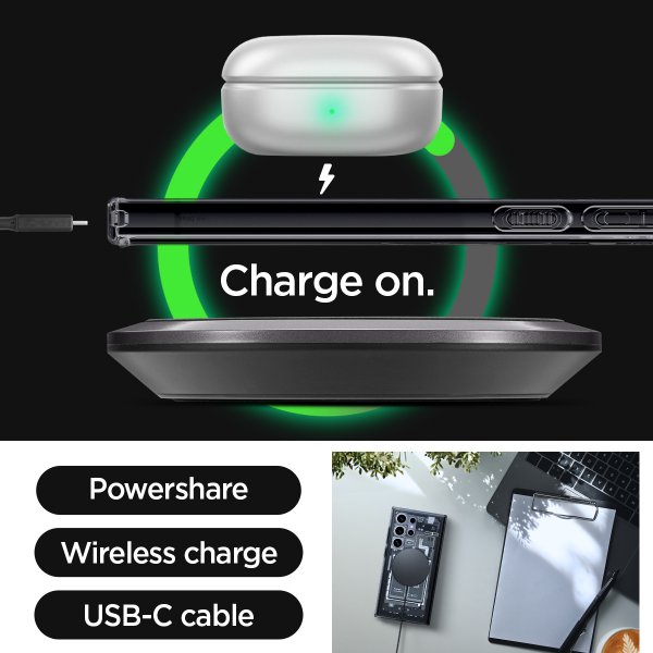 Spigen Samsung Galaxy S24 Ultra Skal Ultra Hybrid MagFit Zero One Svart