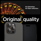 Spigen iPhone 16 Pro/Pro Max/17 Pro/Pro Max Kameraskydd GLAS.tR EZ Fit Optik Pro 2-pack Desert Titanium