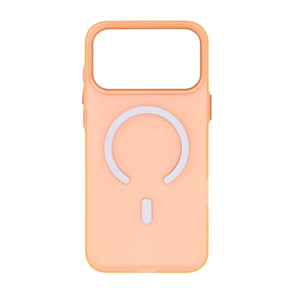 iPhone 17 Pro Max Skal Kamerasarg MagSafe Transparent Orange