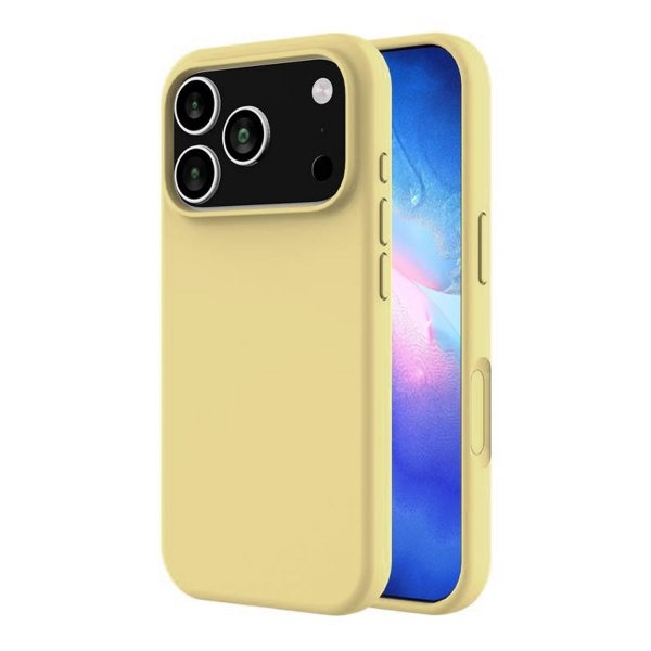 Rvelon iPhone 17 Pro Max Skal Silikon MagSafe Gul