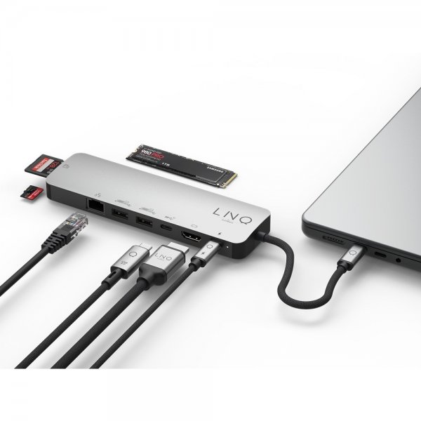 LINQ USB-C till HDMI 8K/60Hz Adapterkabel 2m