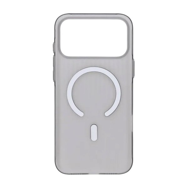 iPhone 17 Pro Max Skal Korrugerad MagSafe Ljusgrå
