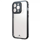 Black Rock iPhone 15 Pro Skal 360 Glass Transparent Svart