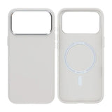 iPhone 17 Pro Skal Konstläder MagSafe Vit