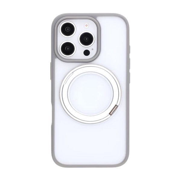 iPhone 16 Pro Skal Roterbart MagSafe Stativ Grå