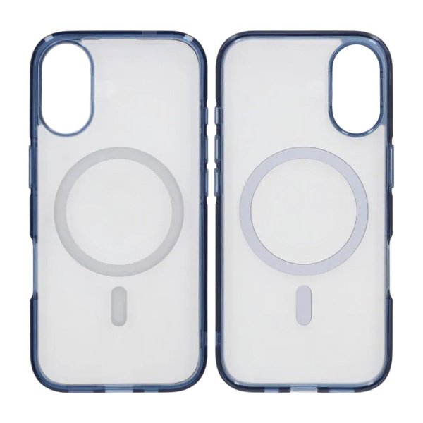 iPhone 17 Skal Transparent MagSafe Blå