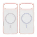 iPhone Air Skal TPU MagSafe Rosa Transparent