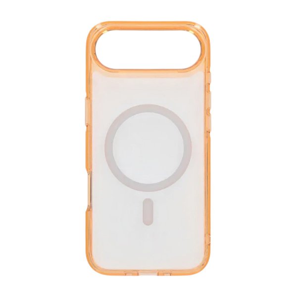 iPhone Air Skal TPU MagSafe Orange Transparent
