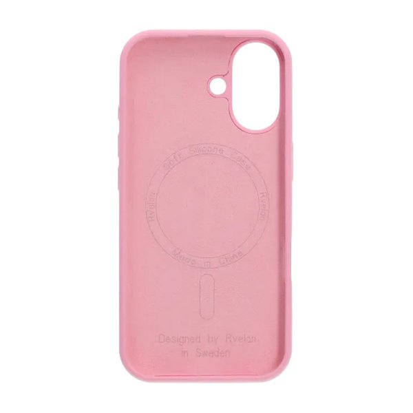 Rvelon iPhone 17 Skal Silikon MagSafe Rosa