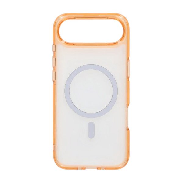 iPhone Air Skal TPU MagSafe Orange Transparent
