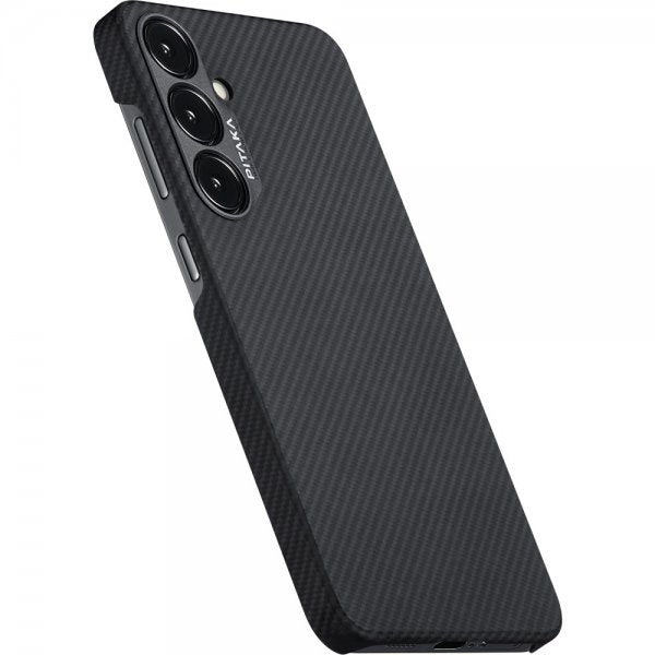 Pitaka Samsung Galaxy S24 Skal MagEZ Case 4 Black/Grey Twill
