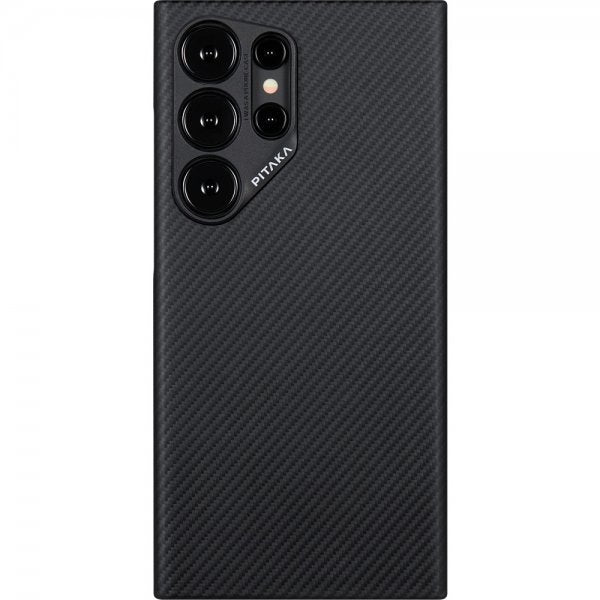Pitaka Samsung Galaxy S24 Ultra Skal MagEZ Case 4 Black/Grey Twill