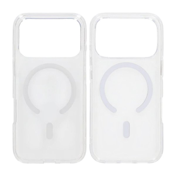 iPhone 17 Pro Max Skal Transparent MagSafe Vit