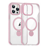 iPhone 15 Pro Skal Ringstativ MagSafe Rosa