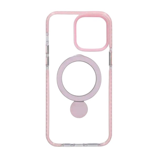 iPhone 15 Pro Max Skal Ringstativ MagSafe Rosa
