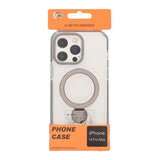 iPhone 14 Pro Max Skal Ringstativ MagSafe Svart Transparent