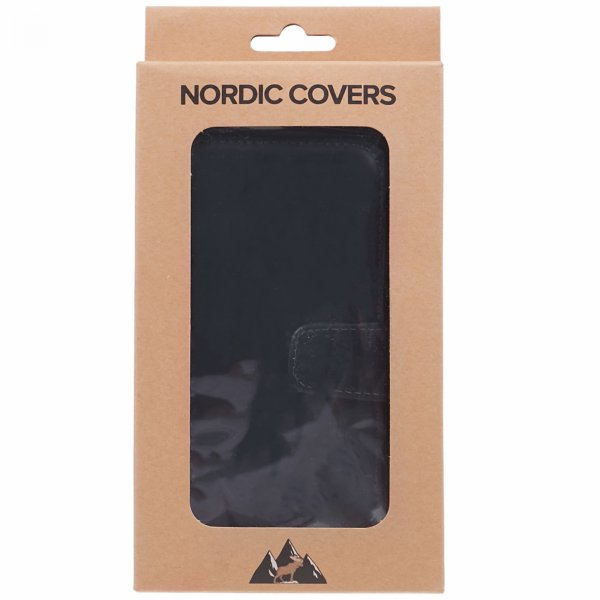 Nordic Covers Samsung Galaxy A05s Fodral Essential Leather Raven Black