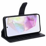 Nordic Covers Samsung Galaxy A35 Fodral Essential Leather Raven Black