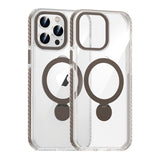 iPhone 15 Pro Skal Ringstativ MagSafe Svart Transparent