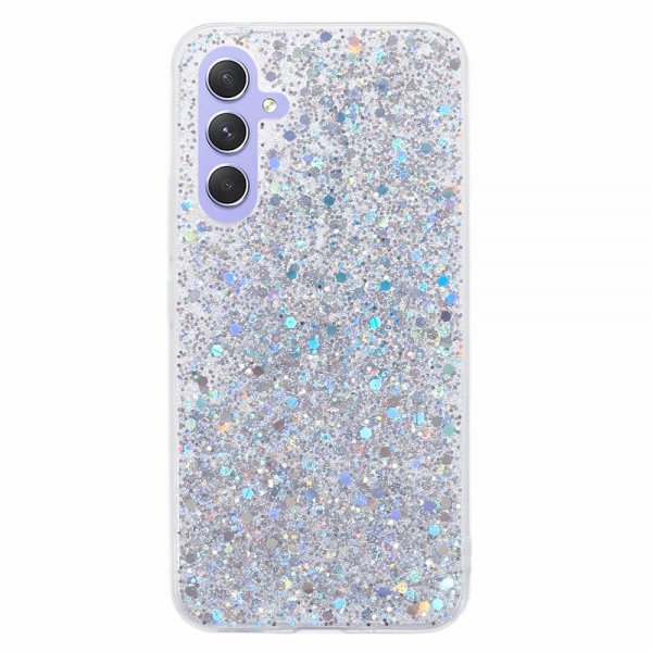 Nordic Covers Samsung Galaxy A55 Skal Sparkle Series Stardust Silver