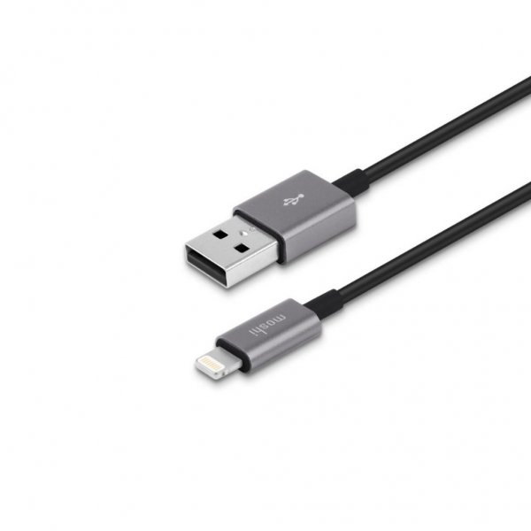 Moshi Kabel USB Cable with Lightning Connector 1 m Svart