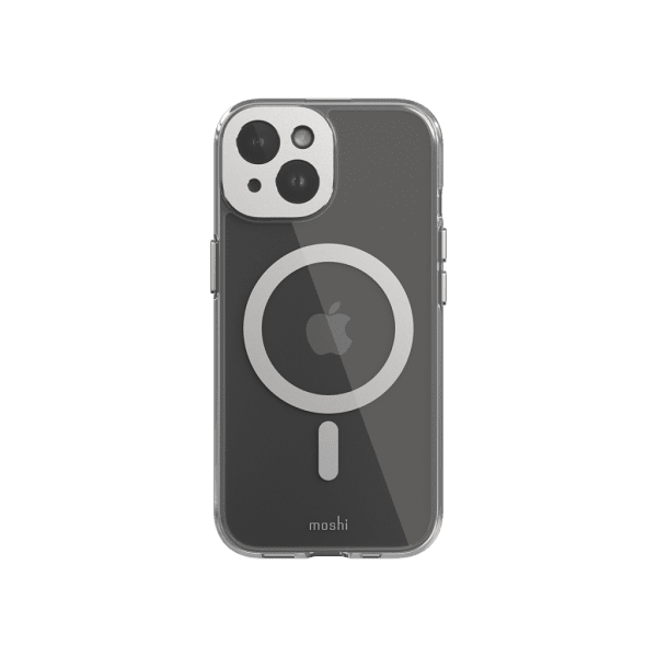 Moshi iPhone 15 Skal iGlaze MagSafe Luna Silver