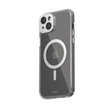 Moshi iPhone 15 Plus Skal iGlaze MagSafe Luna Silver
