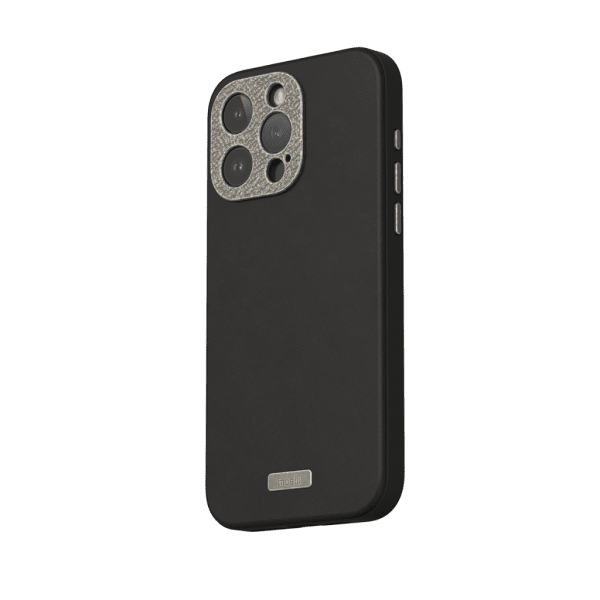 Moshi iPhone 15 Pro Max Skal Napa MagSafe Midnight Black