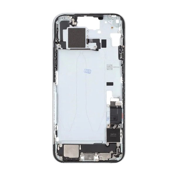 Mittenram med smådelar för iPhone 15 Plus - Blå OEM