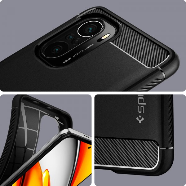 Spigen Xiaomi Mi 11i Skal Rugged Armor Matte Black
