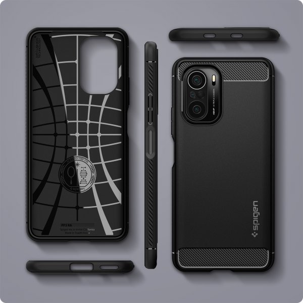 Spigen Xiaomi Mi 11i Skal Rugged Armor Matte Black