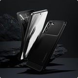 Spigen Samsung Galaxy S21 FE Skal Rugged Armor Matte Black