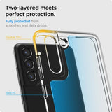 Spigen Samsung Galaxy S21 FE Skal Ultra Hybrid Crystal Clear