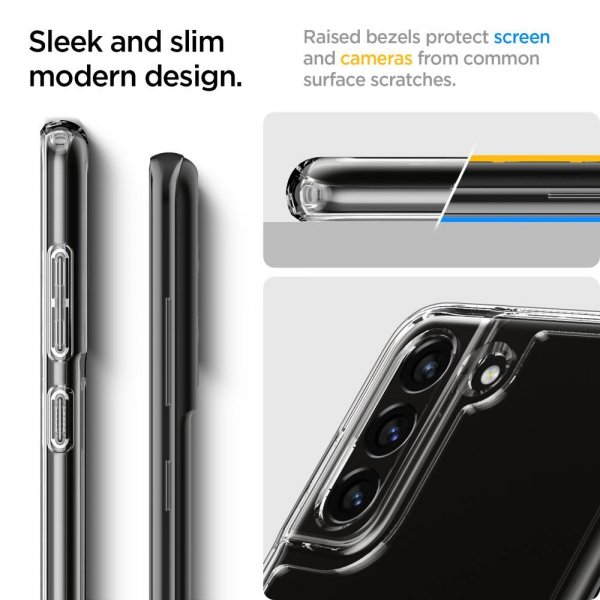 Spigen Samsung Galaxy S21 FE Skal Ultra Hybrid Crystal Clear
