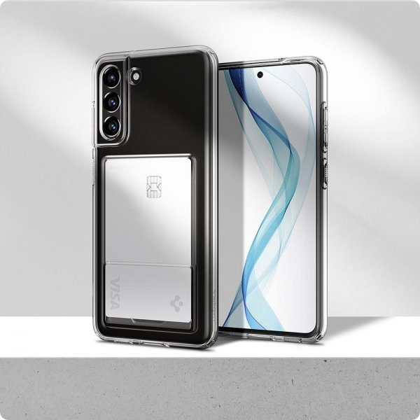 Spigen Samsung Galaxy S21 FE Skal Crystal Slot Crystal Clear