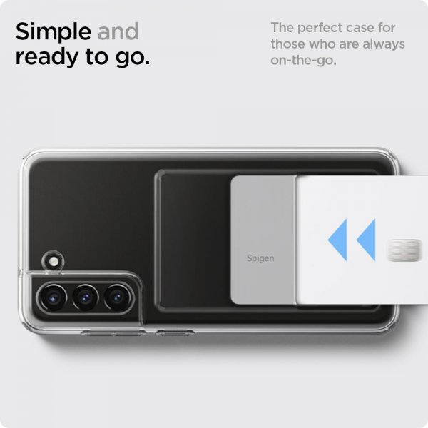 Spigen Samsung Galaxy S21 FE Skal Crystal Slot Crystal Clear