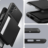 Spigen Samsung Galaxy S21 FE Skal Slim Armor CS Svart