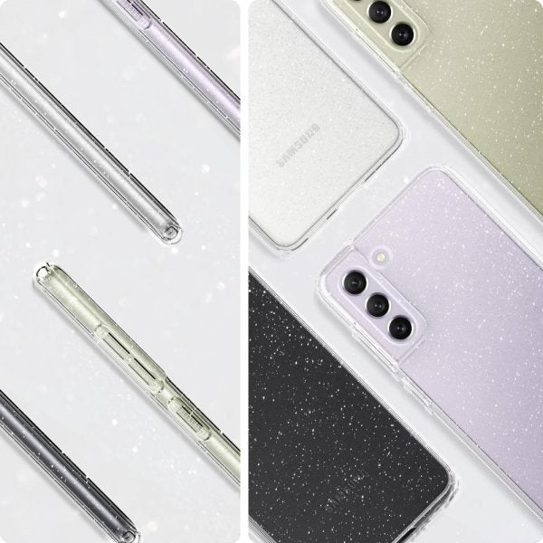Spigen Samsung Galaxy S21 FE Skal Liquid Crystal Glitter Crystal Quartz