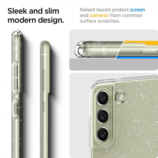 Spigen Samsung Galaxy S21 FE Skal Liquid Crystal Glitter Crystal Quartz