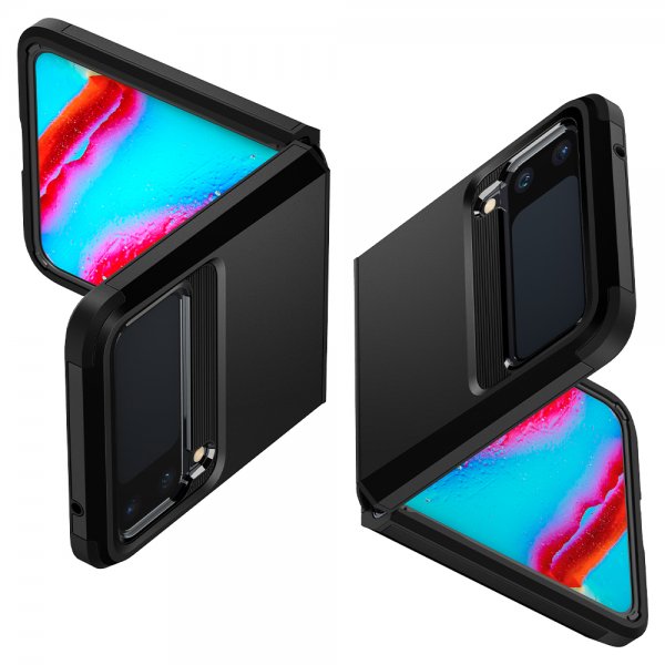 Spigen Samsung Galaxy Z Flip 3 Skal Tough Armor Svart