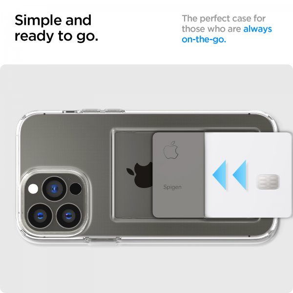Spigen iPhone 13 Pro Skal Crystal Slot Crystal Clear