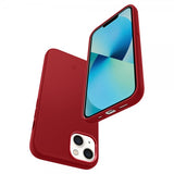 Spigen iPhone 13 Mini Skal Silicone Fit Röd