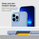 Spigen iPhone 13 Pro Skal Silicone Fit Sierra Blue