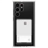 Spigen Samsung Galaxy S22 Ultra Skal Crystal Slot Crystal Clear