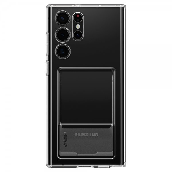 Spigen Samsung Galaxy S22 Ultra Skal Crystal Slot Crystal Clear