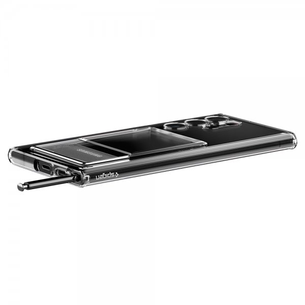 Spigen Samsung Galaxy S22 Ultra Skal Crystal Slot Crystal Clear
