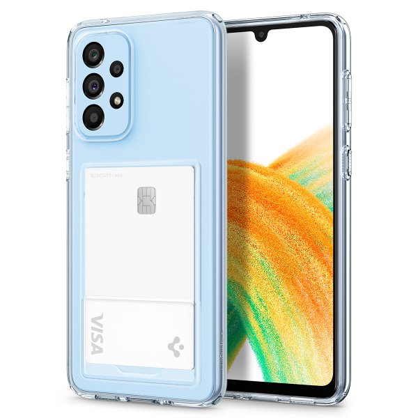 Spigen Samsung Galaxy A33 5G Skal Crystal Slot Crystal Clear