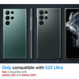 Spigen Samsung Galaxy S22 Ultra Skal AirSkin Abyss Green