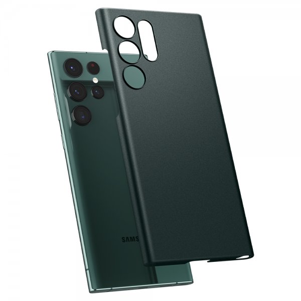 Spigen Samsung Galaxy S22 Ultra Skal AirSkin Abyss Green