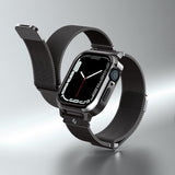 Spigen Apple Watch 45mm Skal med Armband Metal Fit Pro Graphite